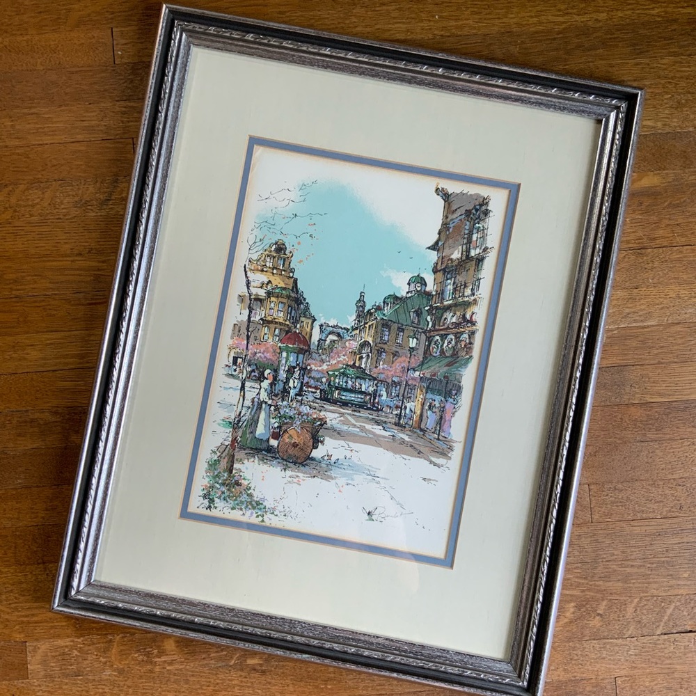 Paris Street Scene Artwork